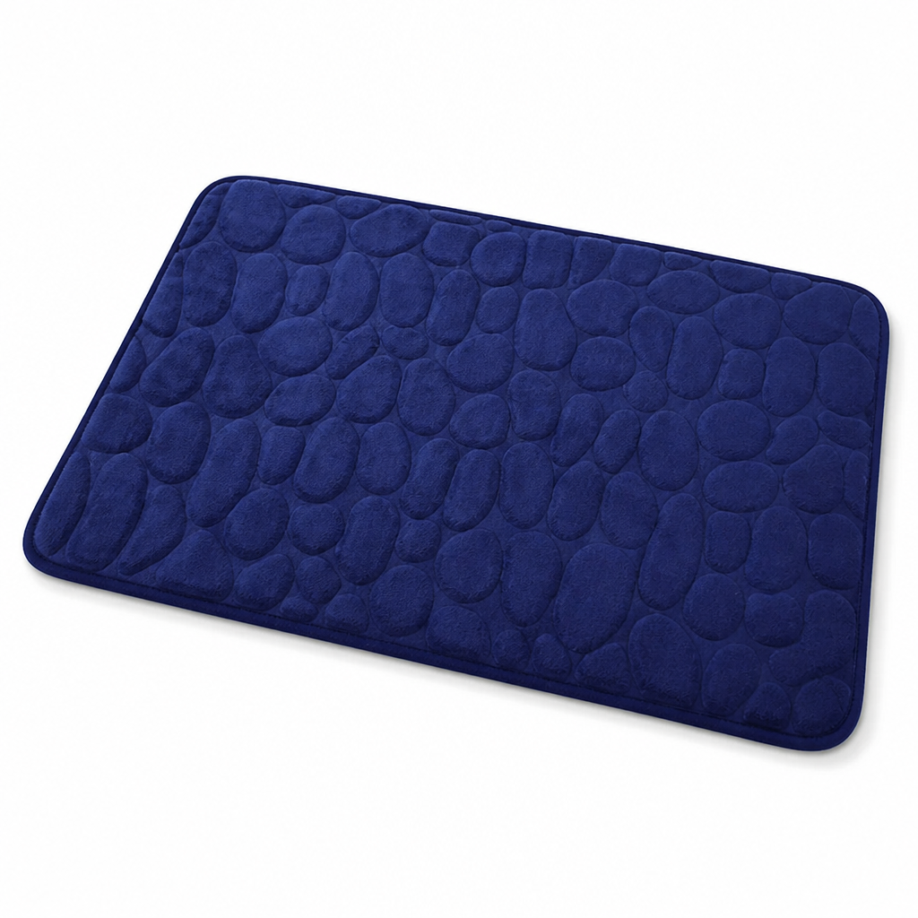 Memory Foam Bath Mat | Non-Slip SBR Backing | Fast-Drying, Cushioned Comfort for Warm, Non-Slip Bathroom Floors