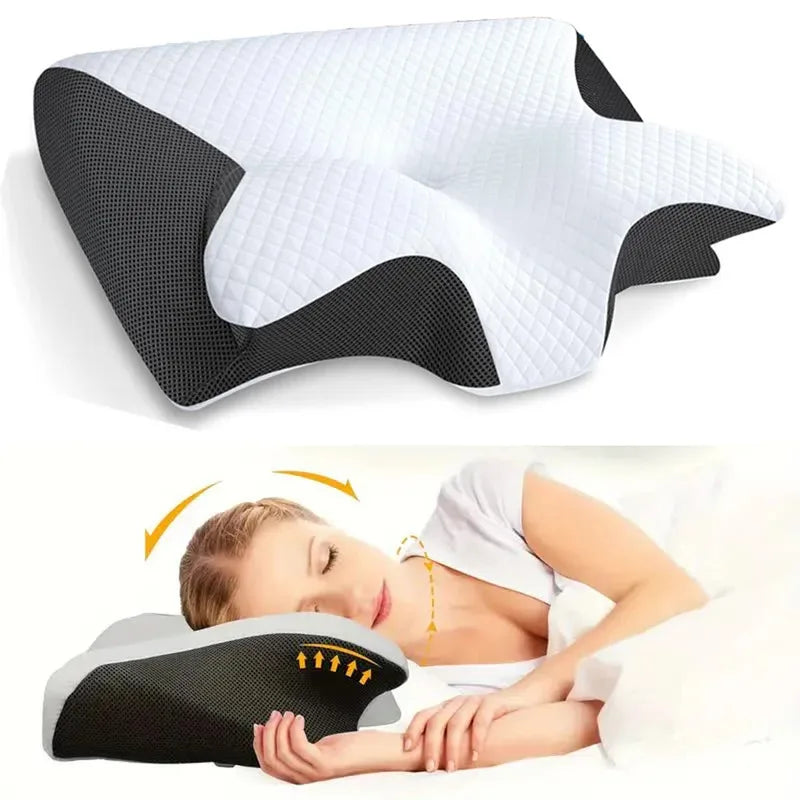 Memory Foam Cervical Pillow – Neck Support Sleeping Pillow | Comfortable Night Rest at Home 1