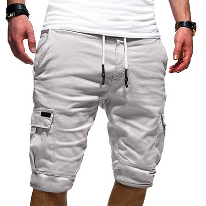 Men's Cargo Shorts – Relaxed Fit, Multi-Pocket Design, Mid-Thigh Length