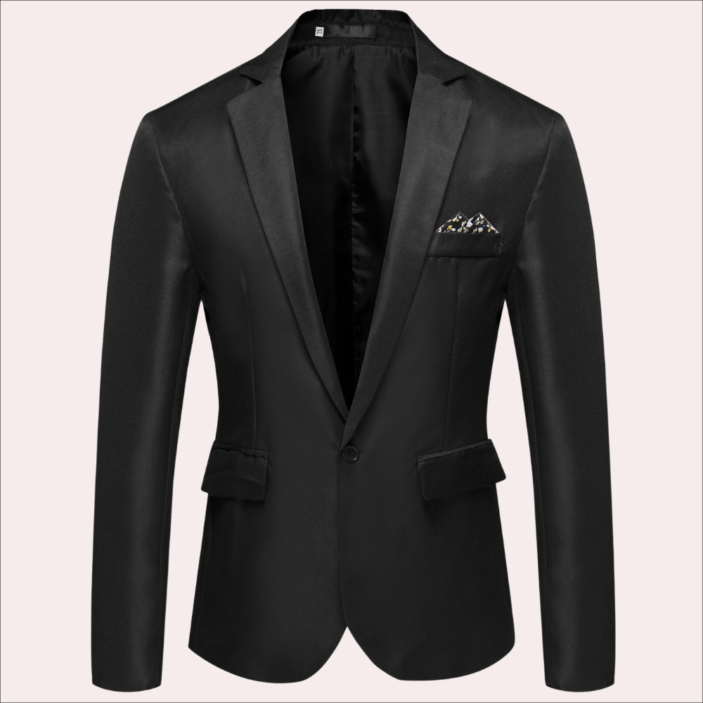 Men's Single Breasted Blazer Jacket – Tailored Fit S to 2XL