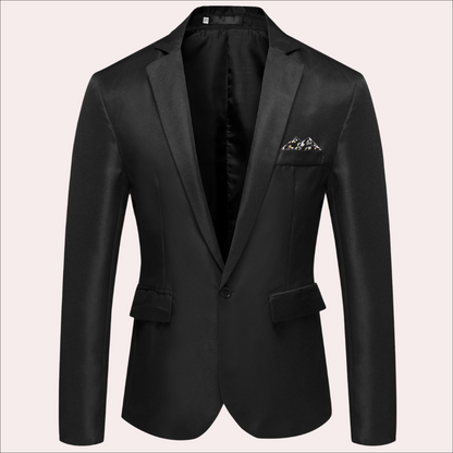 Men's Single Breasted Blazer Jacket – Tailored Fit S to 2XL