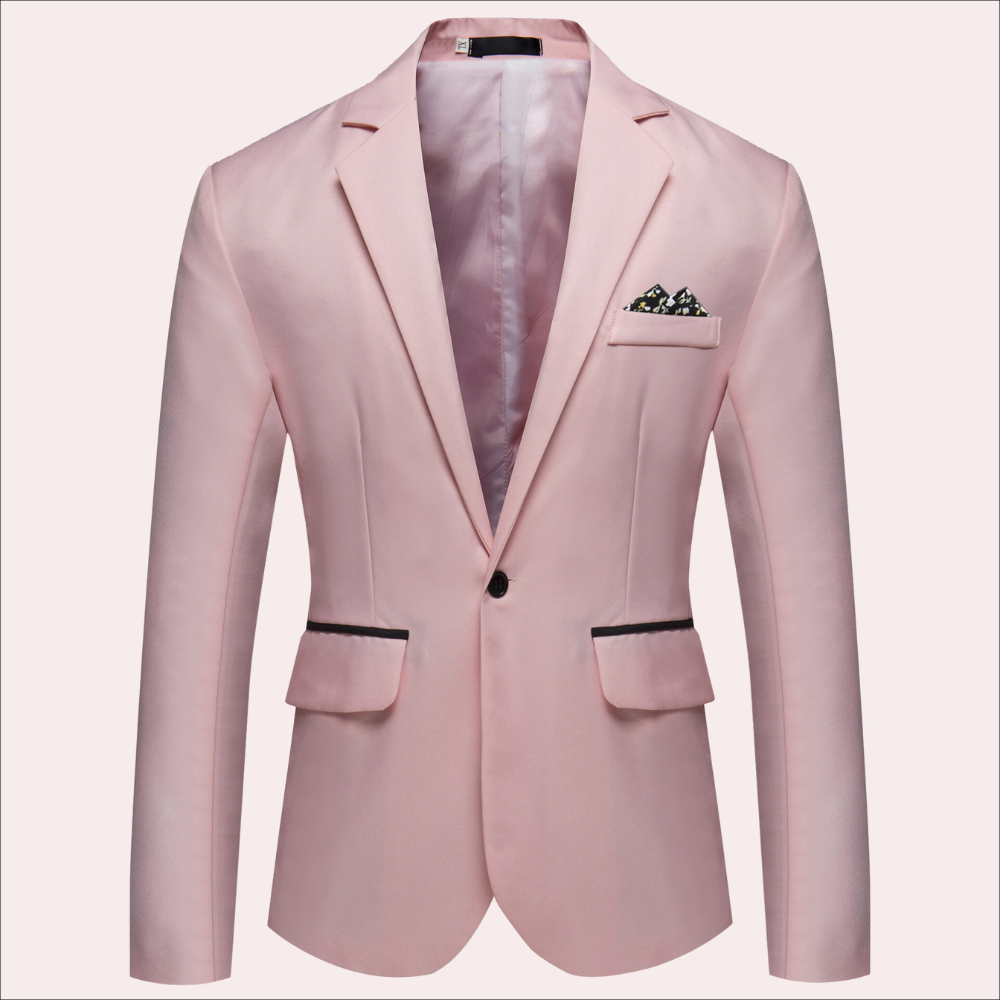Men's Single Breasted Blazer Jacket – Tailored Fit S to 2XL