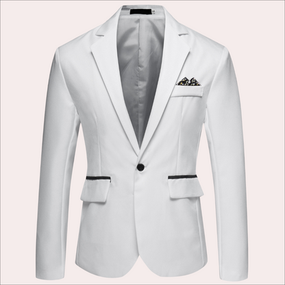 Men's Single Breasted Blazer Jacket – Tailored Fit S to 2XL