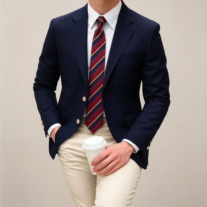 Men's Tailored Blazer Jacket – Lightweight Fabric S to 3XL