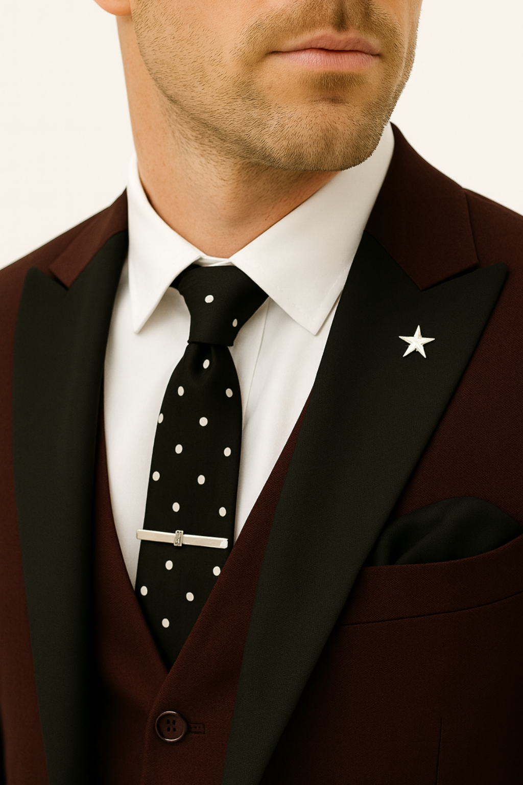 Men's Three Piece Suit Set – Tailored Fit 100% Polyester