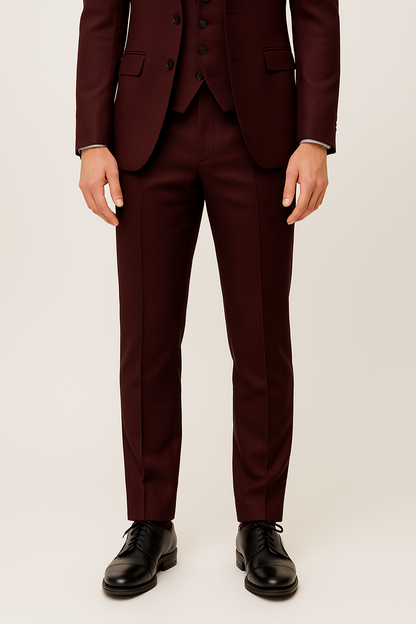 Men's Three Piece Suit Set – Tailored Fit 100% Polyester