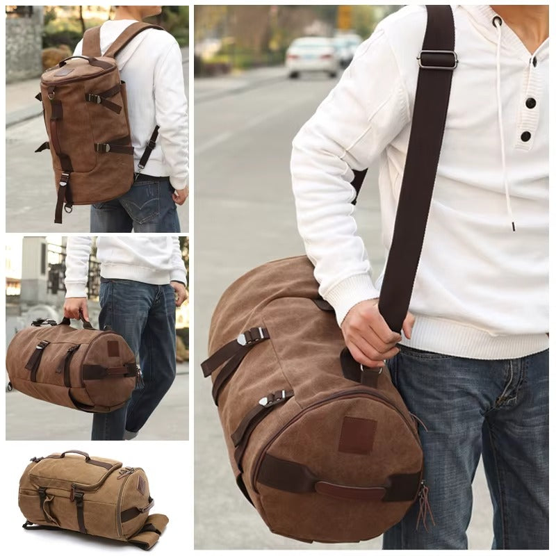 Men's Canvas Duffle Bag - Large Capacity Travel & Daily Use