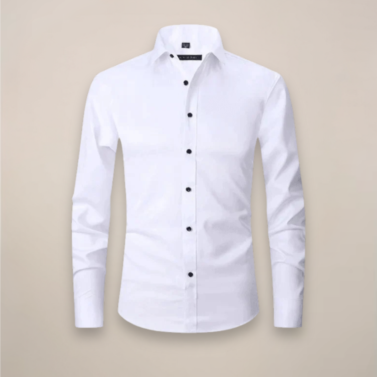 Men's Dress Shirts – Long-Sleeved Structured Fit Wrinkle-Free Fabric