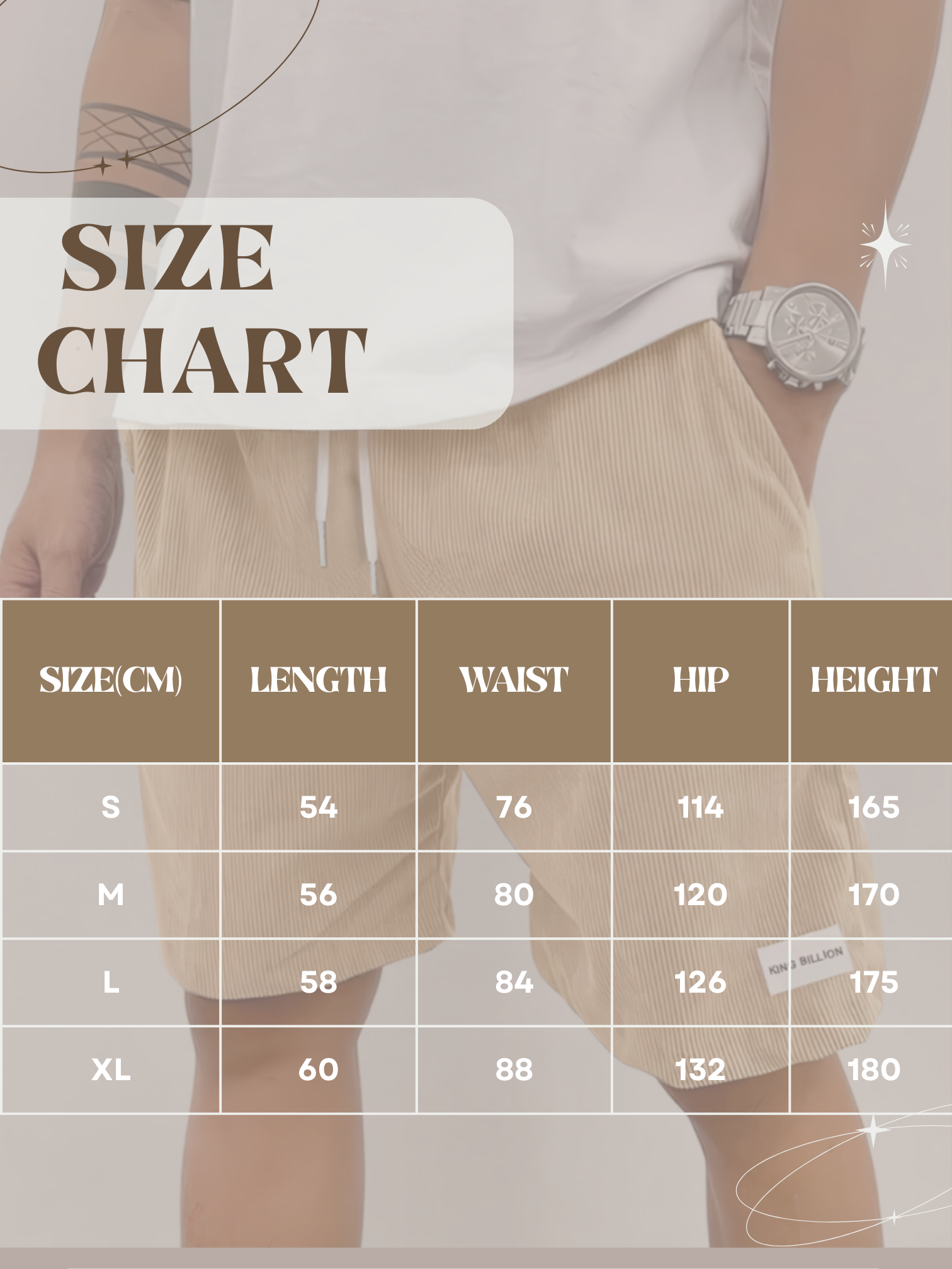 Men's Knee-Length Shorts – Relaxed Fit Drawstring Elastic Waist