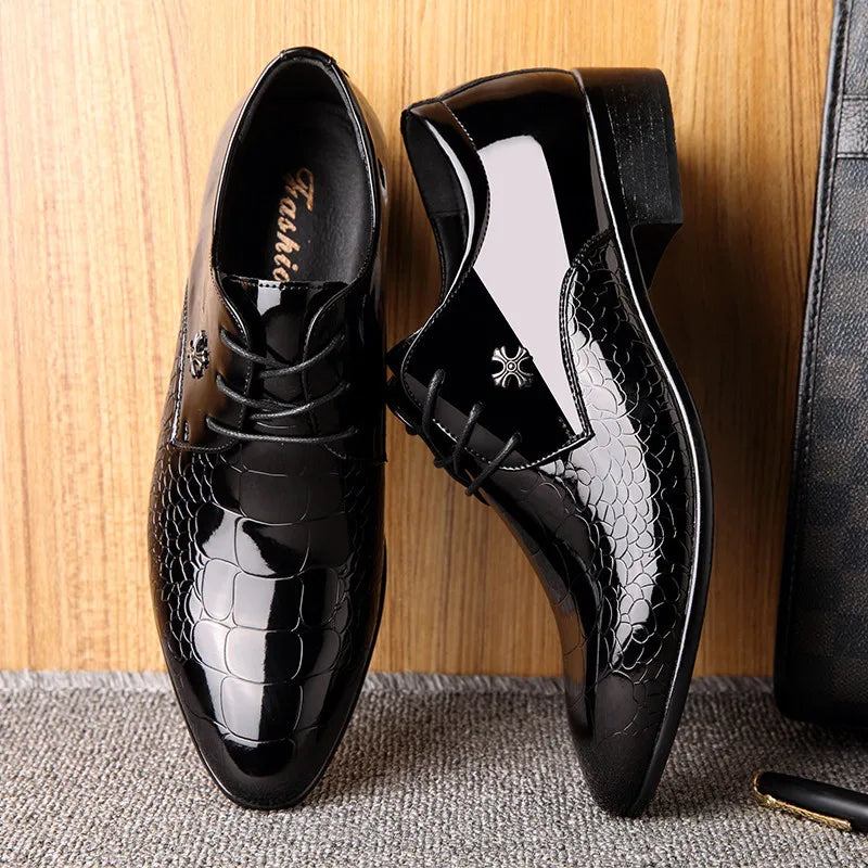 Men's Oxford Shoes – Classic Formal Design with Polished Finish