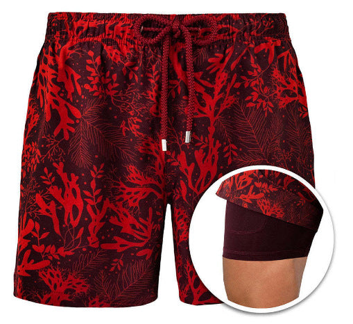 Men's Swim Shorts – Quick Dry Double Layer Design