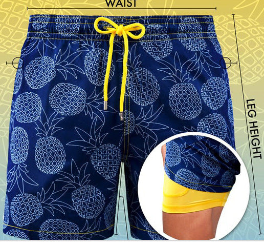 Men's Swim Shorts – Quick Dry Double Layer Design