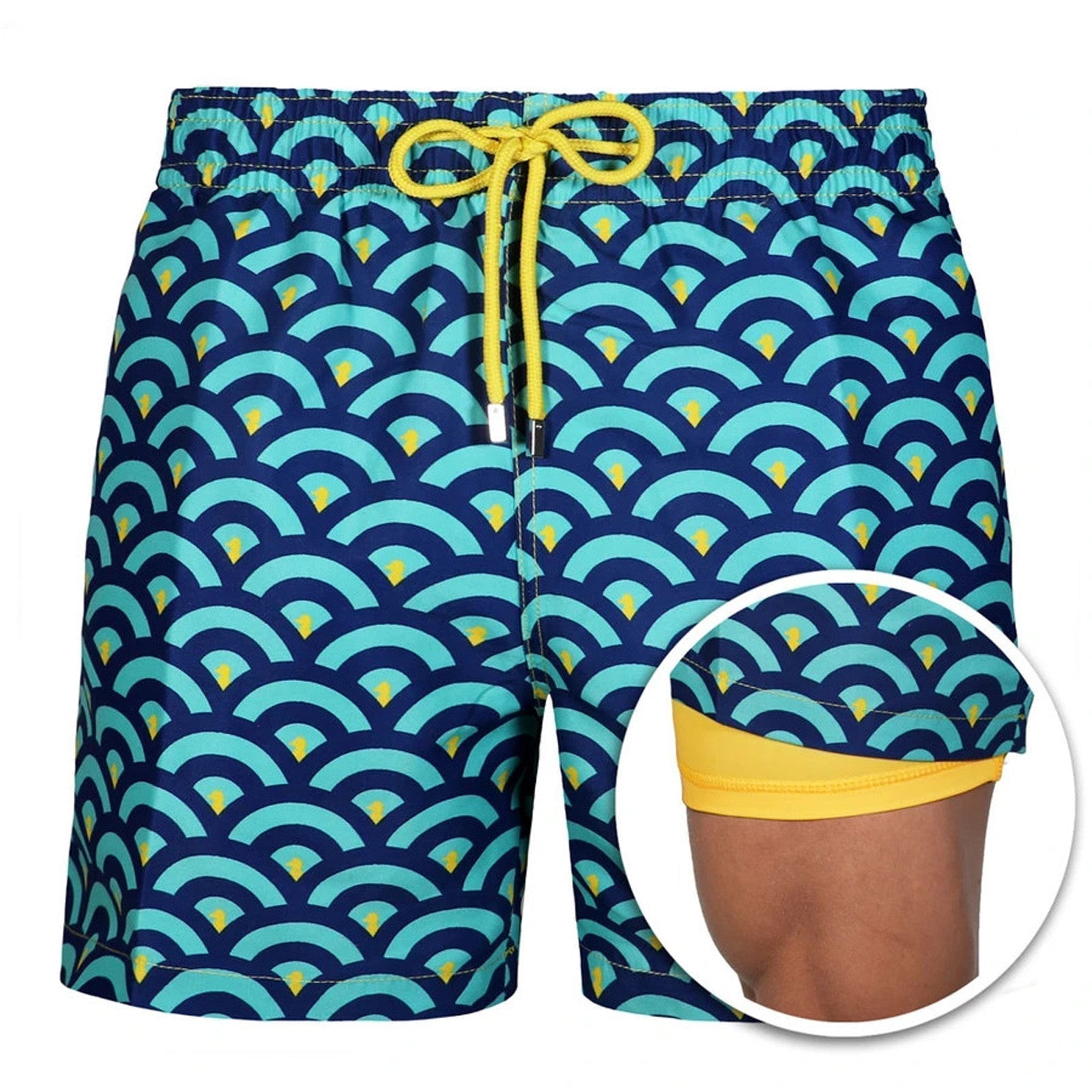 Men's Swim Shorts – Quick Dry Double Layer Design