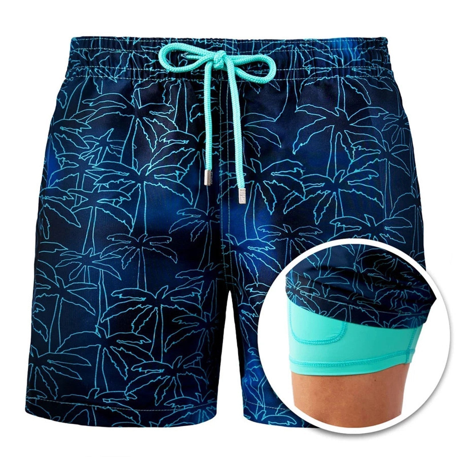 Men's Swim Shorts – Quick Dry Double Layer Design