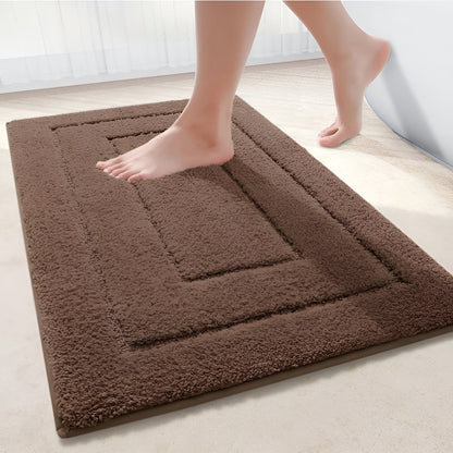 Microfiber Bath Mat – Soft Blue, Non-Slip Design for the Bathroom or Shower 8