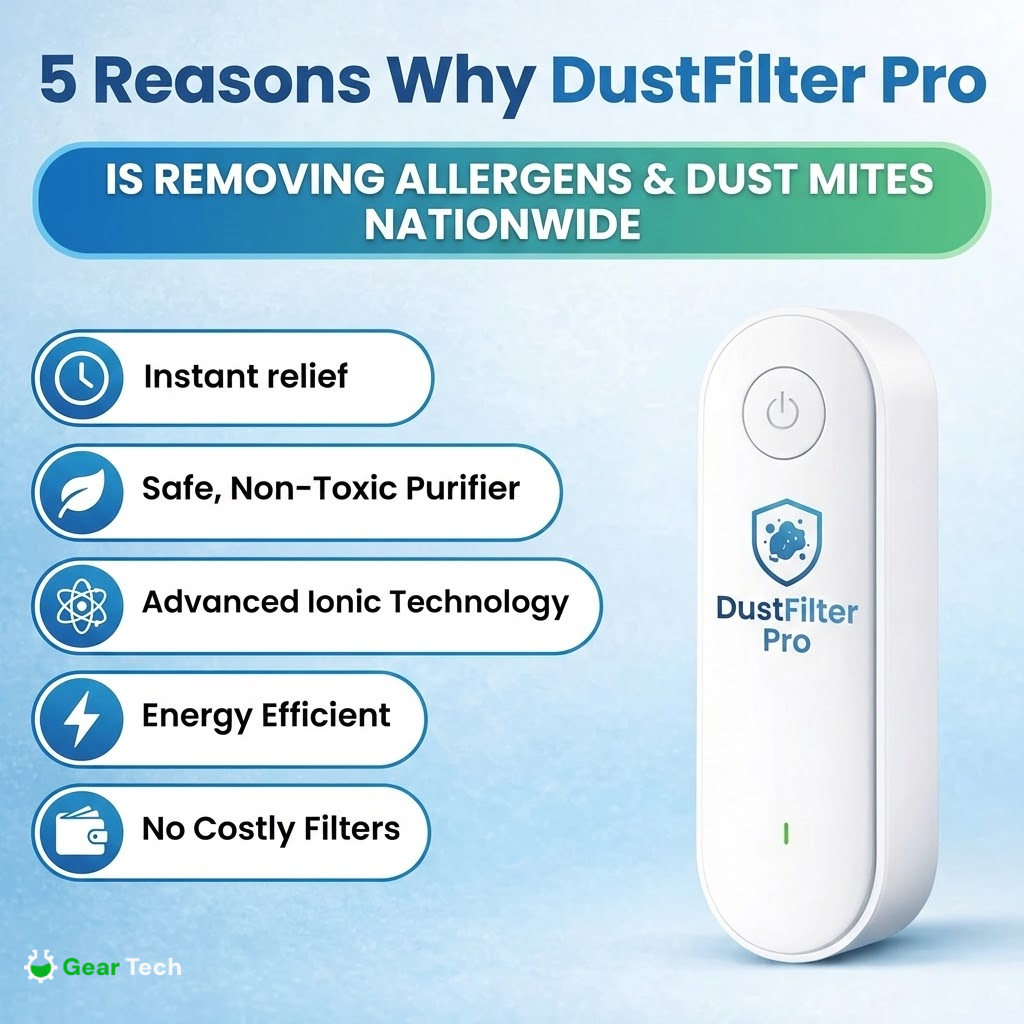 Mini Air Cleaner Purifier for Dust Mites | Plug-In Ionizer for Home Freshness