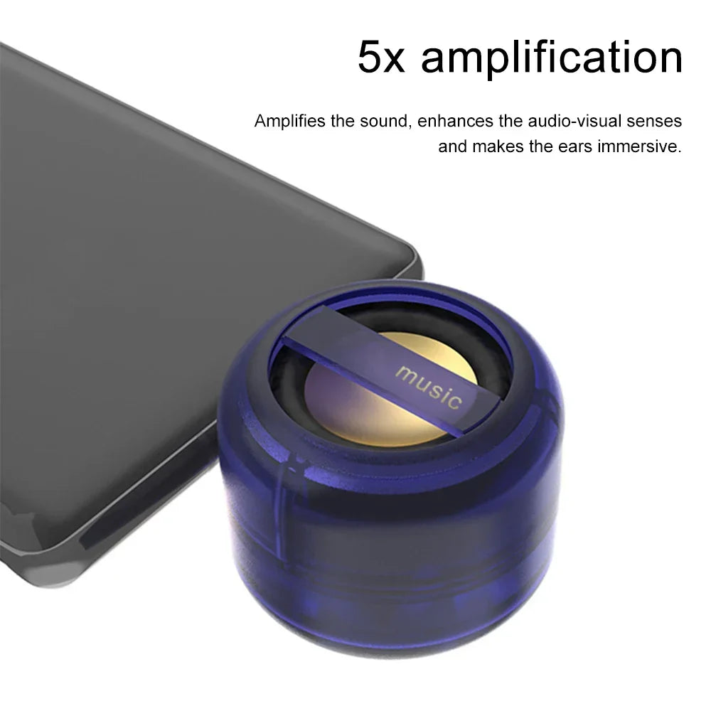 Mini Plug-In Phone Speaker | USB-C Plug, No Cable Needed