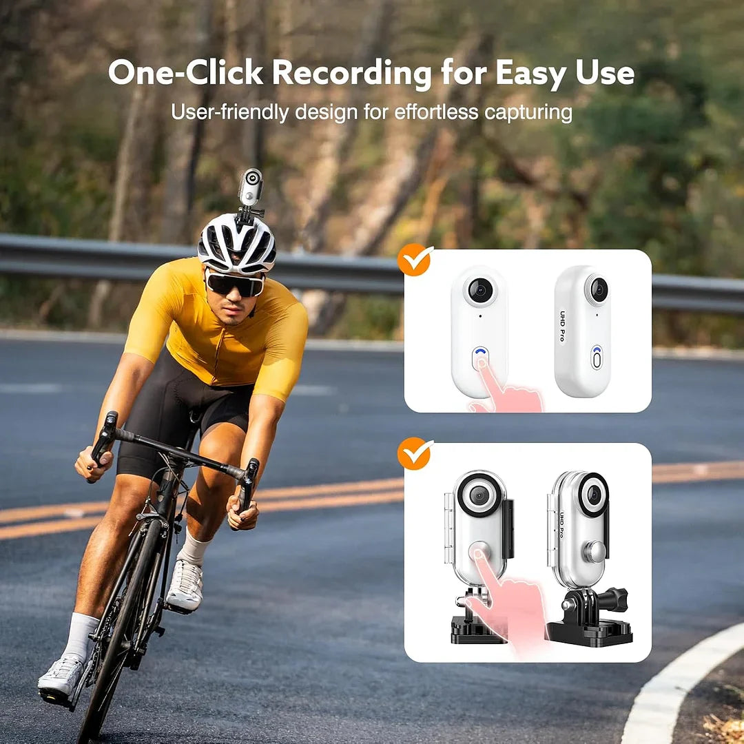Mini Magnetic POV 4K Action Camera – Portable Body Worn & Sports Recording Camera - Personal Body Camera 3