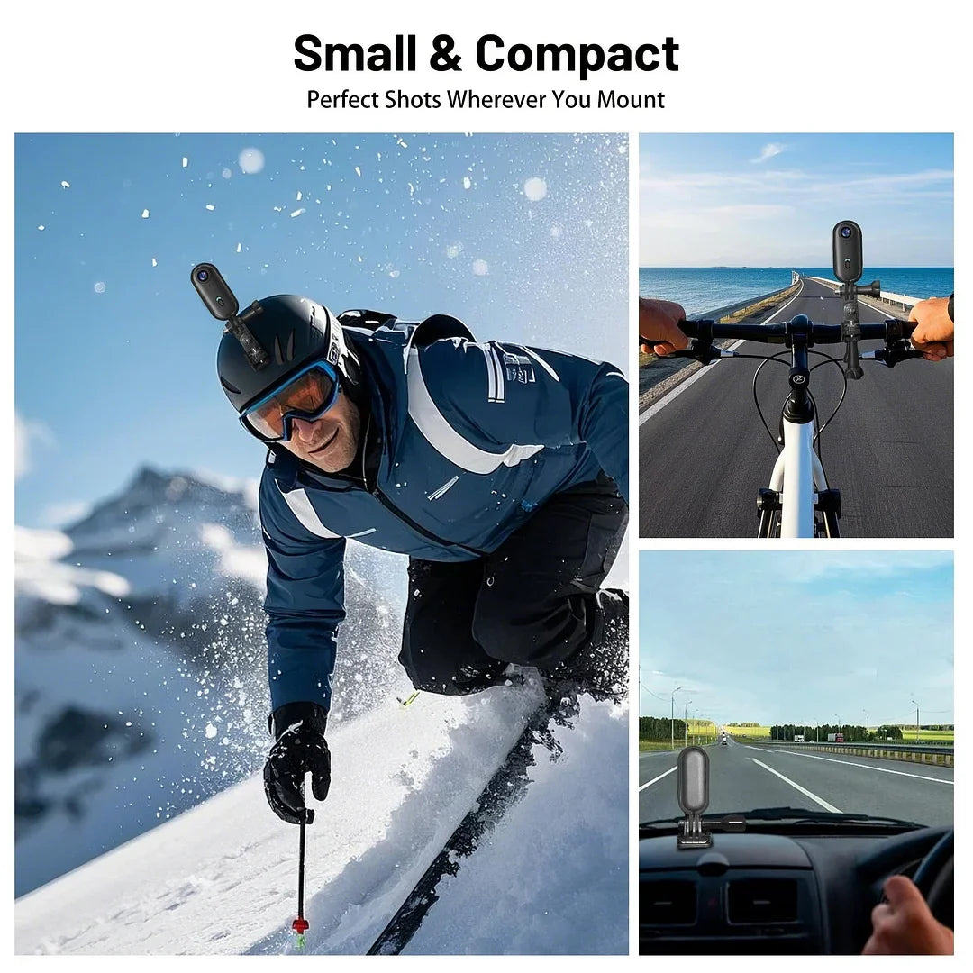Mini Magnetic POV 4K Action Camera – Portable Body Worn & Sports Recording Camera - Personal Body Camera 8