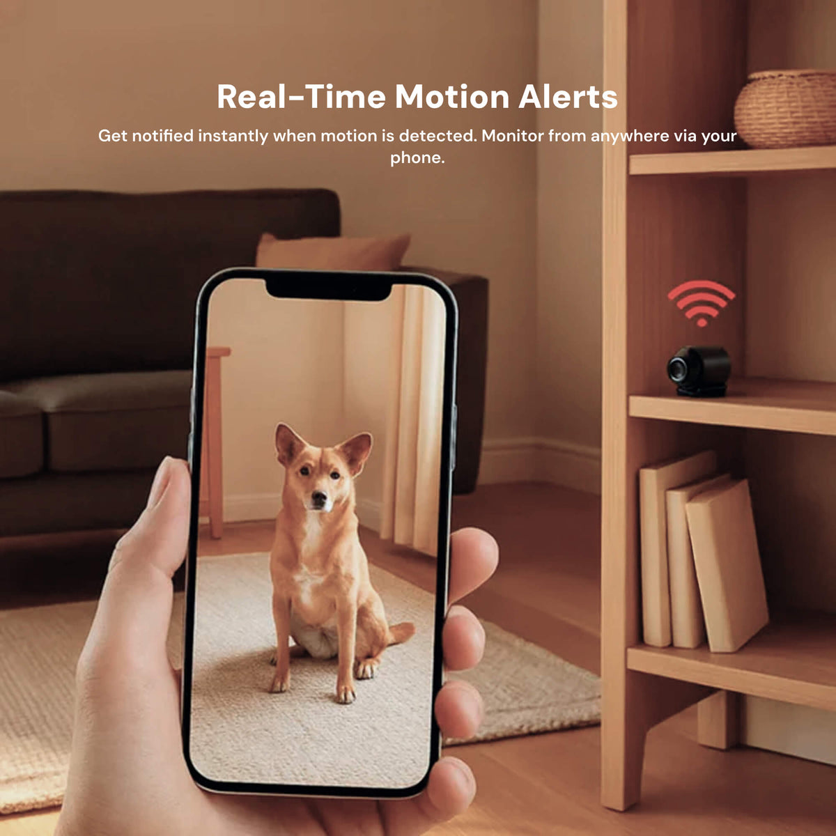 Mini Hidden Spy Camera Wireless | 1080p HD Video & Audio, IR Night Vision | Motion Alerts, Live App Streaming, MicroSD 4