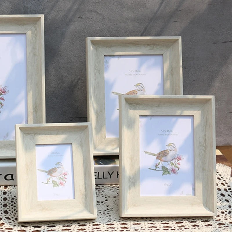 Modern Photo Frames Set - Durable Resin & Plexiglass Design