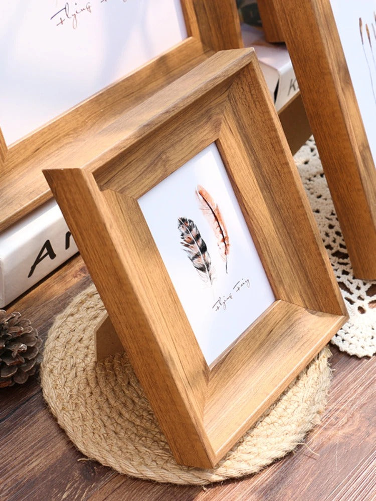 Modern Photo Frames Set - Durable Resin & Plexiglass Design