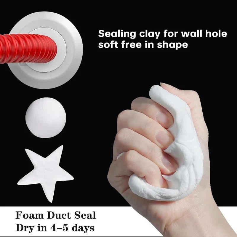 Moldable Sealing Putty Blocks | No-Tools Instant Leak & Draft Seal | Waterproof, Moisture-Resistant Repair Barrier