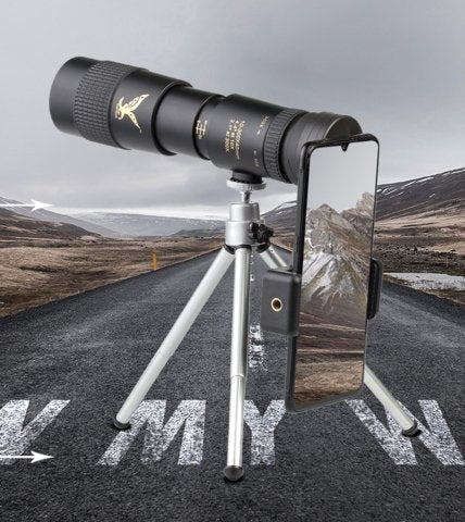 Monocular Telescope | Zoom Barrel With Tripod And Clamp