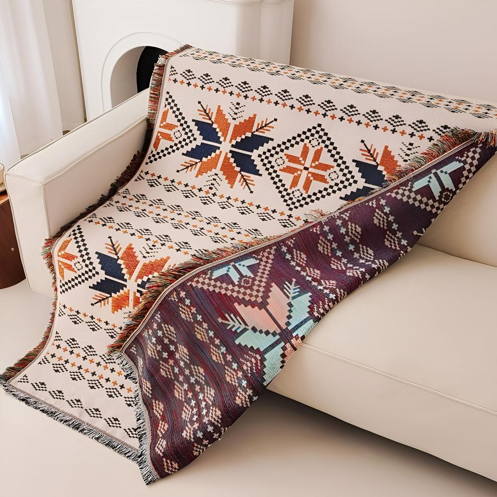 MoroccanBoho | Large Picnic Mat – Soft Microfiber Blend with Vibrant Patterns