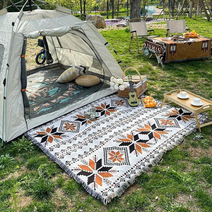 MoroccanBoho | Large Picnic Mat – Soft Microfiber Blend with Vibrant Patterns 2