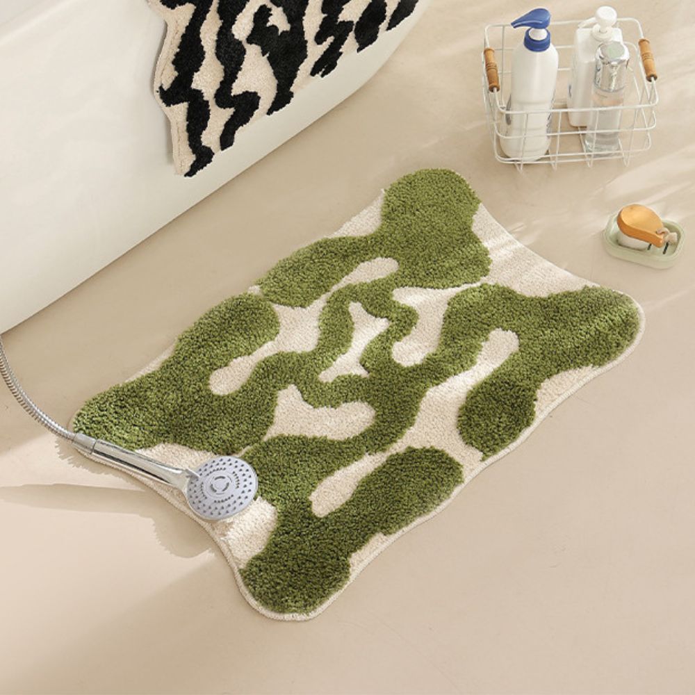 Morocco | Non-Slip Bath Mat – Soft Fabric with Moroccan Pattern