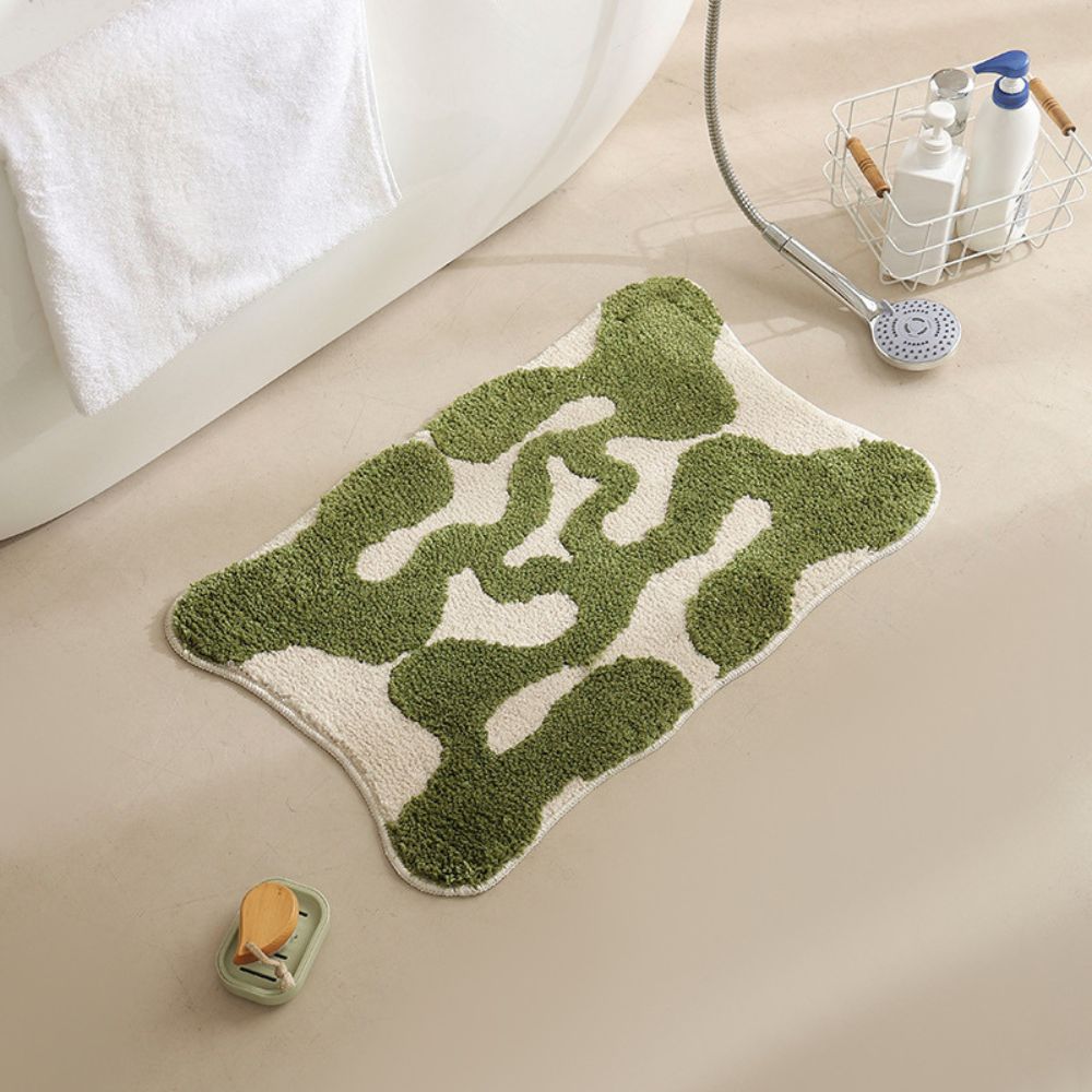 Morocco | Non-Slip Bath Mat – Soft Fabric with Moroccan Pattern