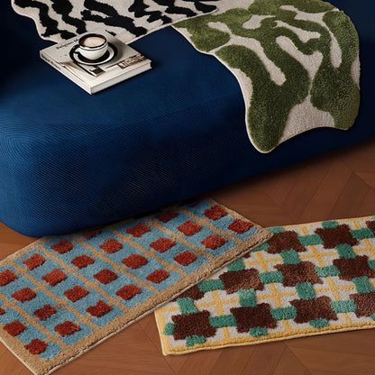 Morocco | Non-Slip Bath Mat – Soft Fabric with Moroccan Pattern 4