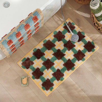 Morocco | Non-Slip Bath Mat – Soft Fabric with Moroccan Pattern 5