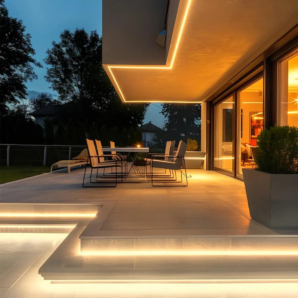 Motion Sensor LED Strip Light | 3 Lighting Modes with Remote Control | IP65 Waterproof, Battery or USB Powered