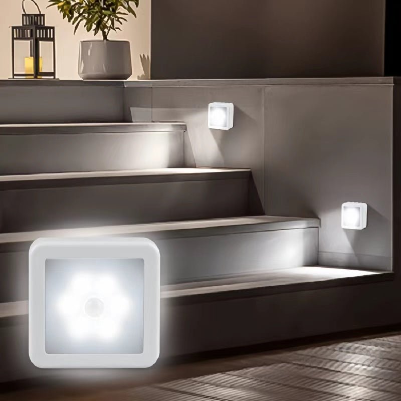 Motion-Sensor Wall Sconce | Battery Night Light For Hallways