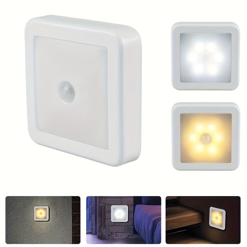 Motion-Sensor Wall Sconce | Battery Night Light For Hallways