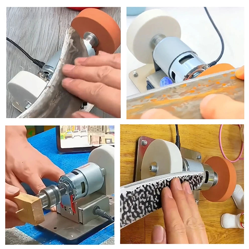Multipurpose Mini Sharpener | Dual Wheel Bench Grinder
