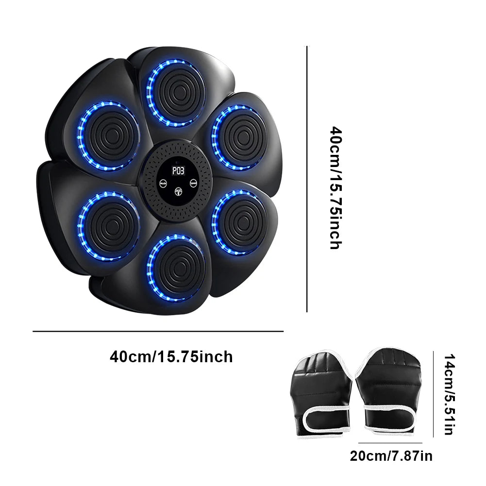 Music Boxing Machine – Reaction Training & Fitness | Wall Mounted Boxing Trainer for Home Workouts 5
