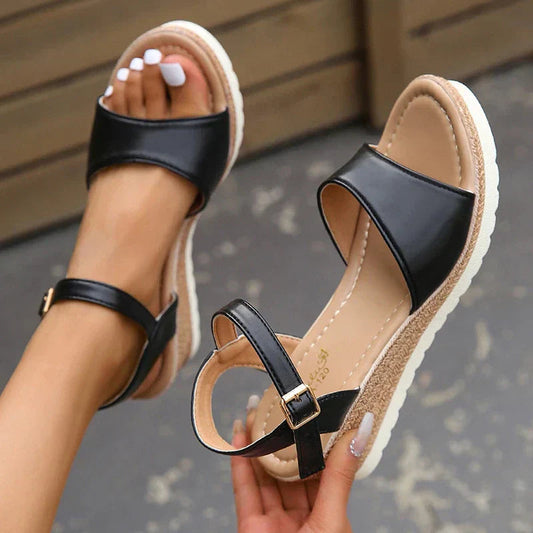 Nevaeh | Women's Sandals - Strappy Design with Cushioned Sole for Comfort 0