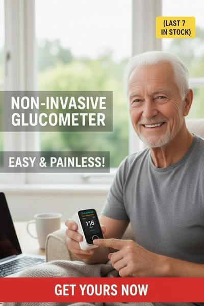 Non-Invasive Blood Glucose Monitor — 5-Second Readout | - 99% Accuracy 8-1 3