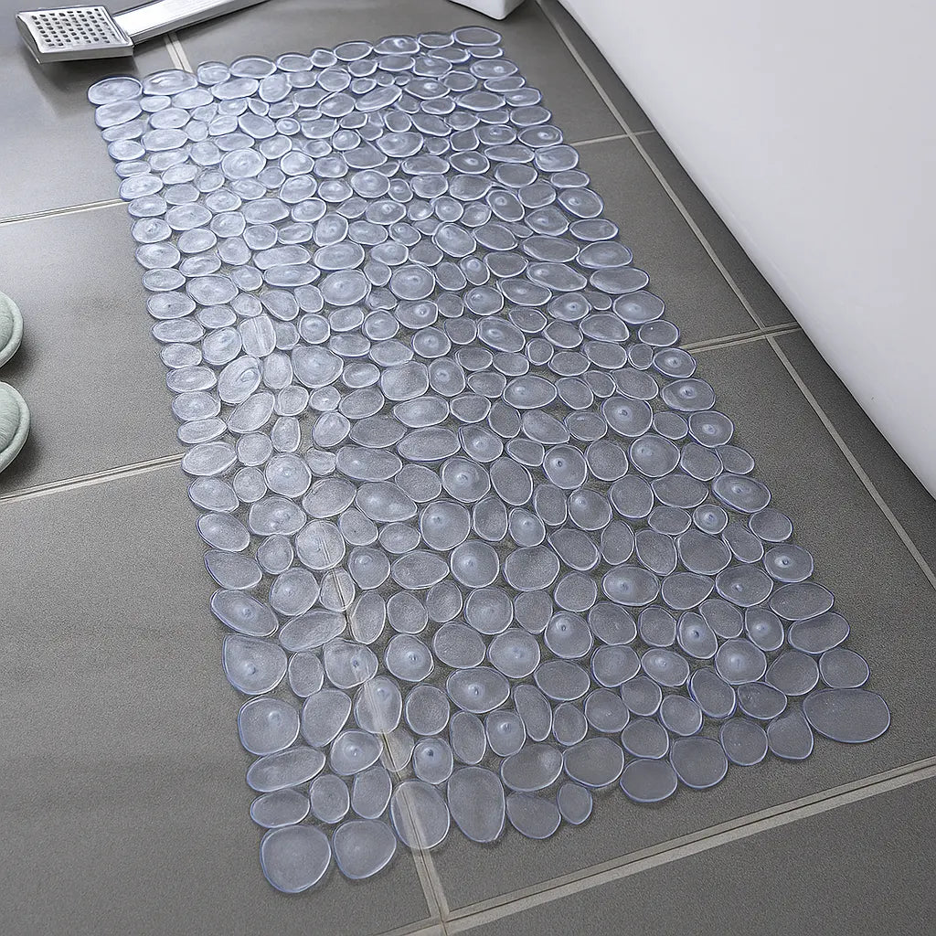 Non-Slip Bath Mat | Pebble Texture With Suction Cups