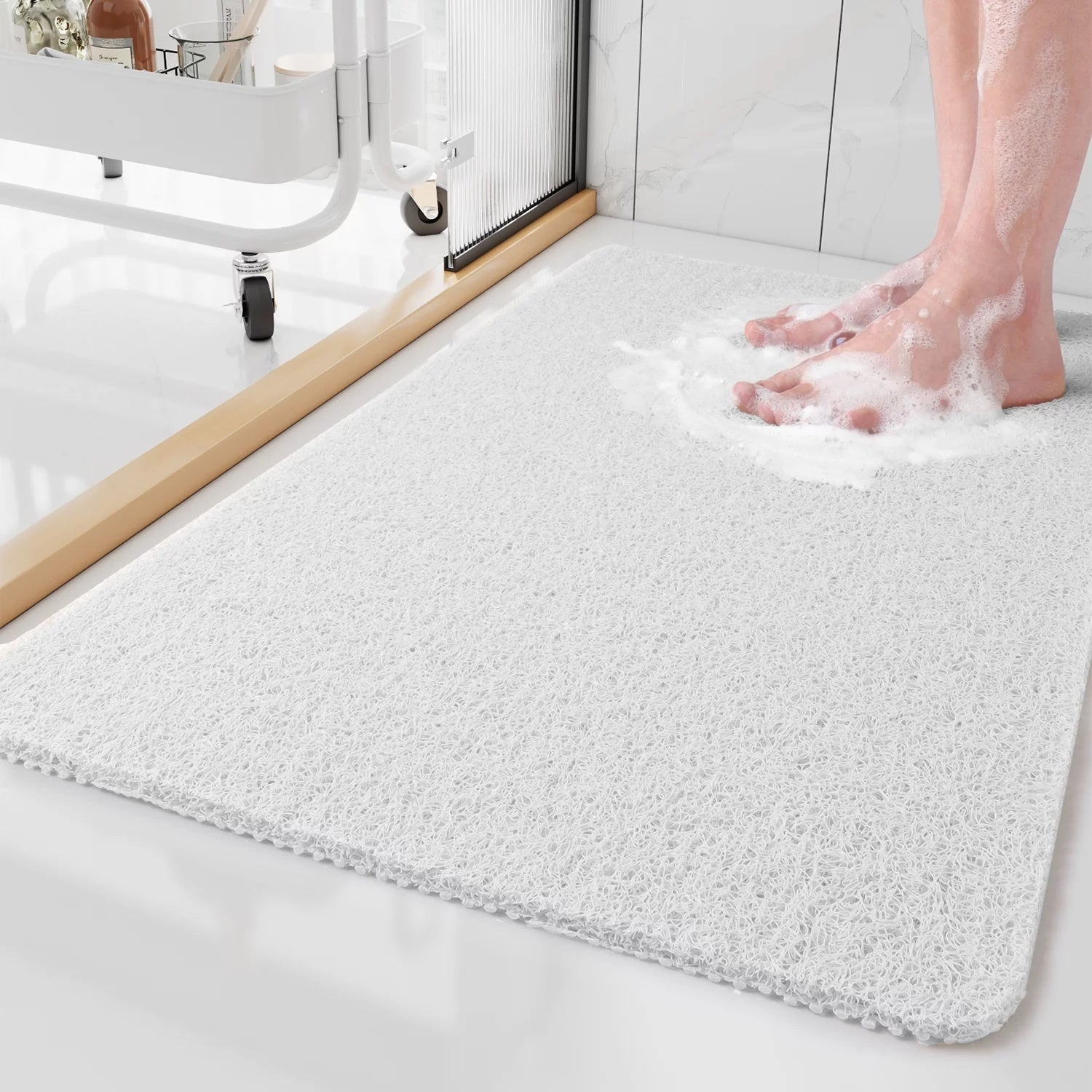 Non-slip shower mat – Hygienic, quick-drying, and comfortable for the bathroom or shower stall 4