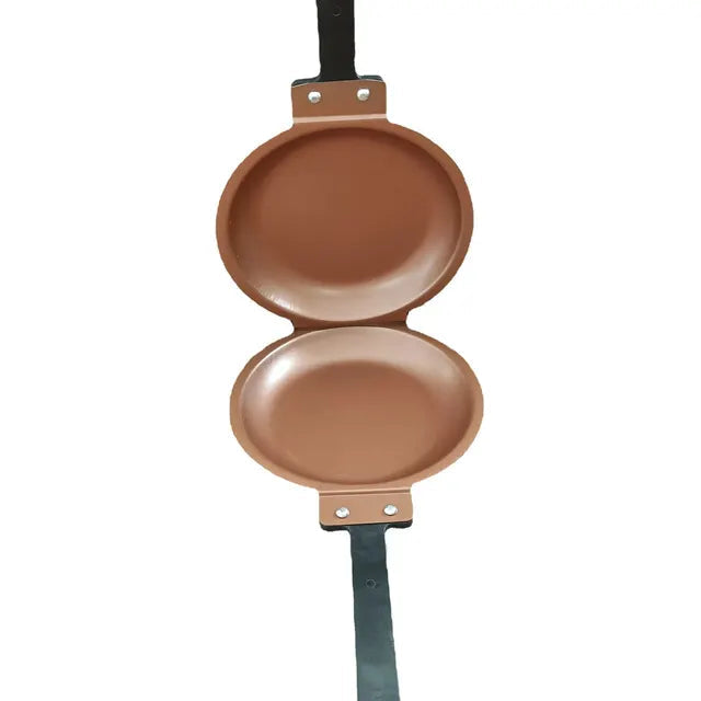 NonStick Pan | Two Hinged Sides That Flip Together