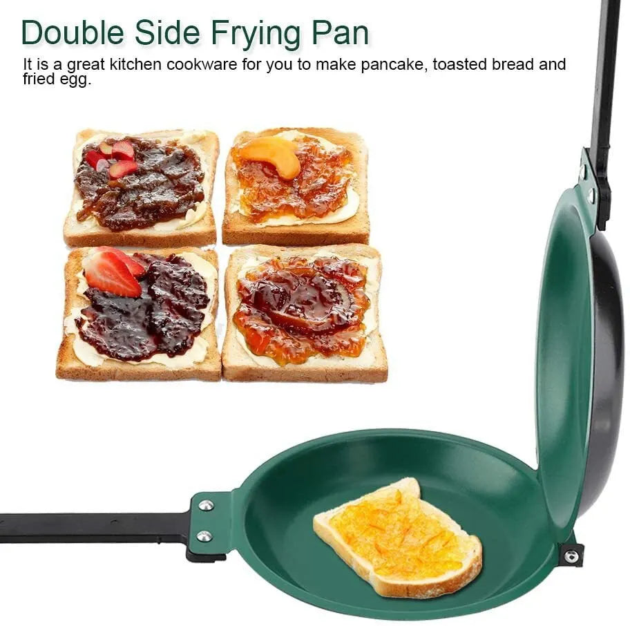 NonStick Pan | Two Hinged Sides That Flip Together