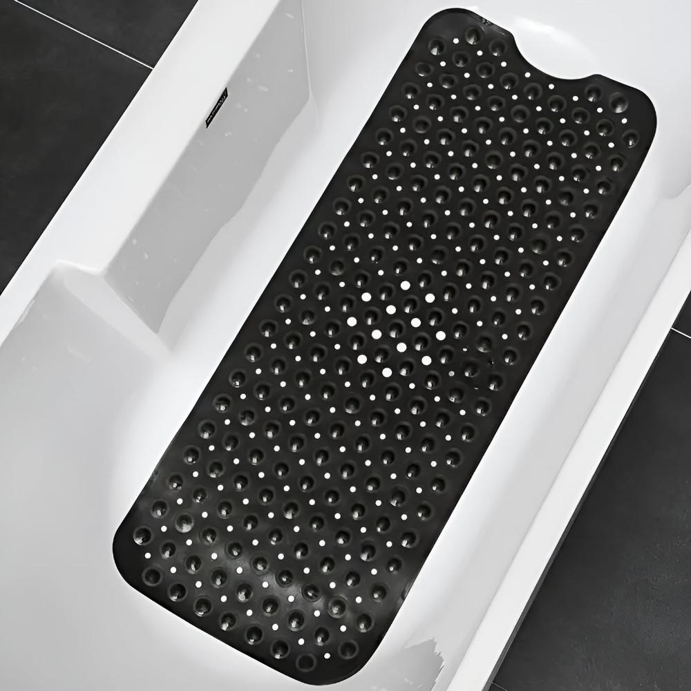 Non Slip Bathtub Mat Suction Cup Drain Design 0