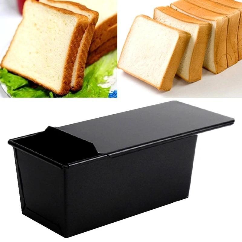 Nonstick Rectangle Bread Loaf Baking Pan With Lid 0
