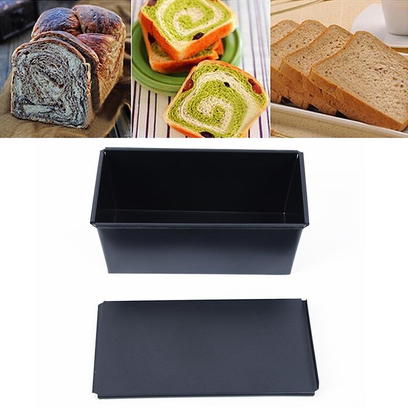 Nonstick Rectangle Bread Loaf Baking Pan With Lid 2