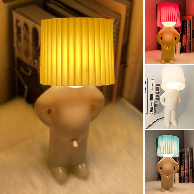 Novelty Figure LED Night Light Lamp | Plastic Frame with Plug-In Base | Soft Ambient Glow for Decor and Reading