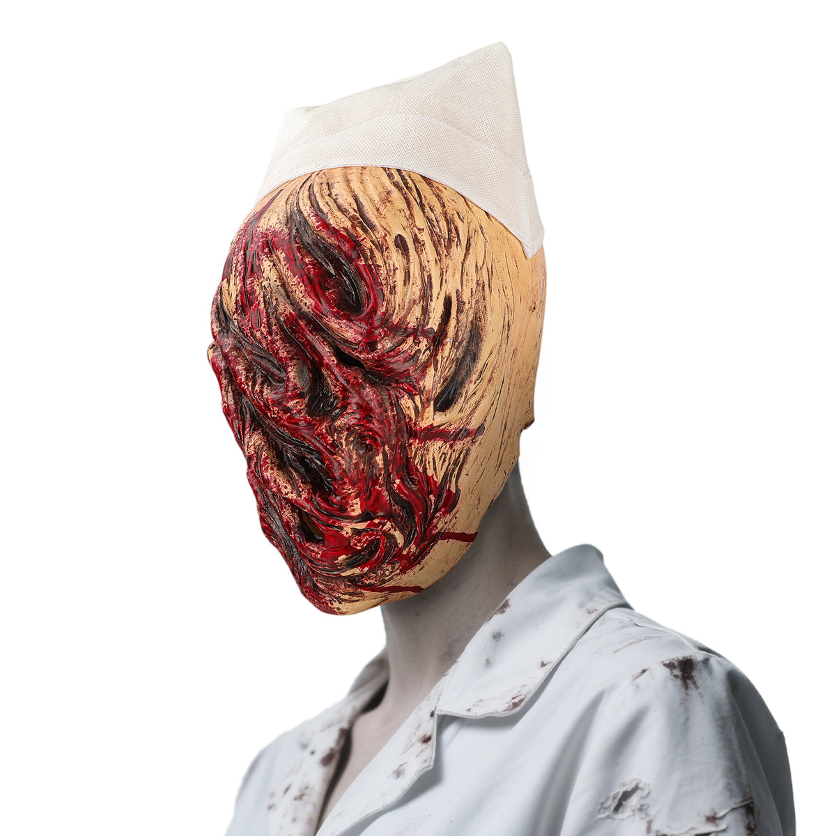 Nurse Cosplay Mask Halloween Costume | Full Face Design for Role Play & Parties | Lightweight and Comfortable Fit for All